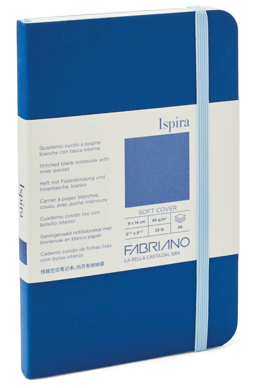 Fabriano Ispira Soft-Cover Notebook, 3.5" x 5.5"