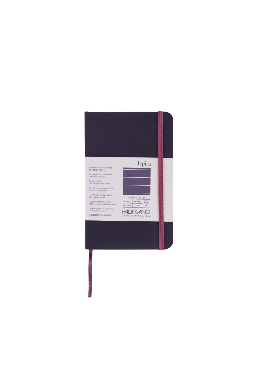 Fabriano Ispira Soft-Cover Notebook, 3.5" x 5.5" 