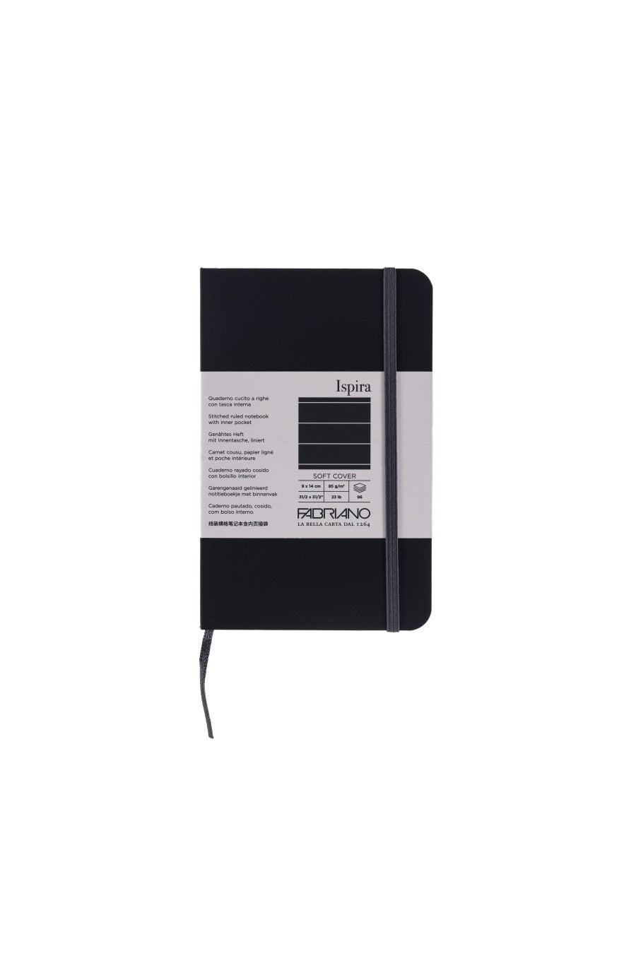 Fabriano Ispira Soft-Cover Notebook, 3.5" x 5.5" 
