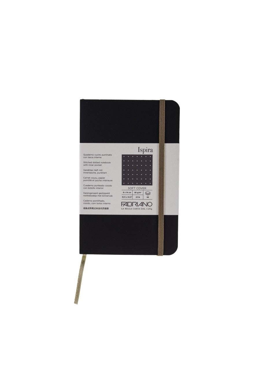 Fabriano Ispira Soft-Cover Notebook, 3.5" x 5.5" 