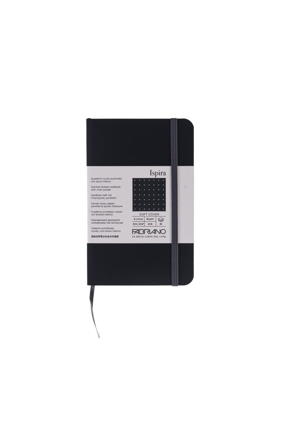 Fabriano Ispira Soft-Cover Notebook, 3.5" x 5.5" 