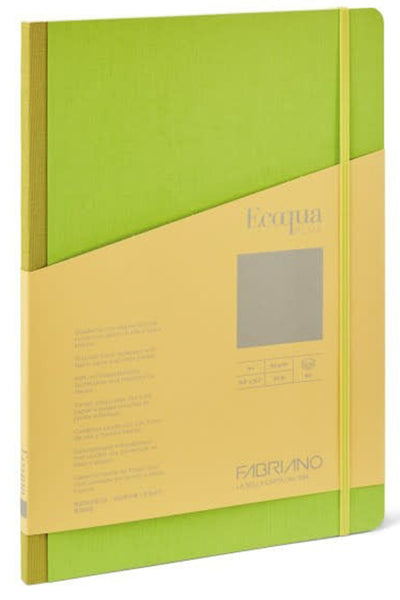 Fabriano Ecoqua Plus Fabric-Bound Notebook,  3.5 in x 5.5 in, Blank