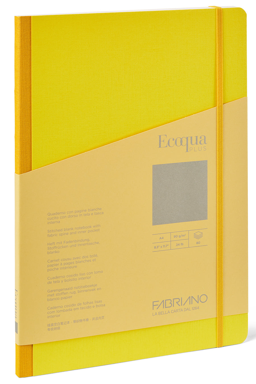 Fabriano Ecoqua Plus Fabric-Bound Notebooks 