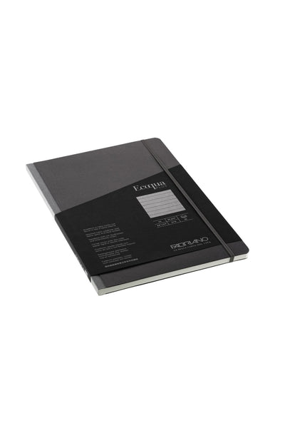 Fabriano Ecoqua Plus Sewn-Bound Notebook, 8.3" x 11.7", A4, 80 Sheets Dotted