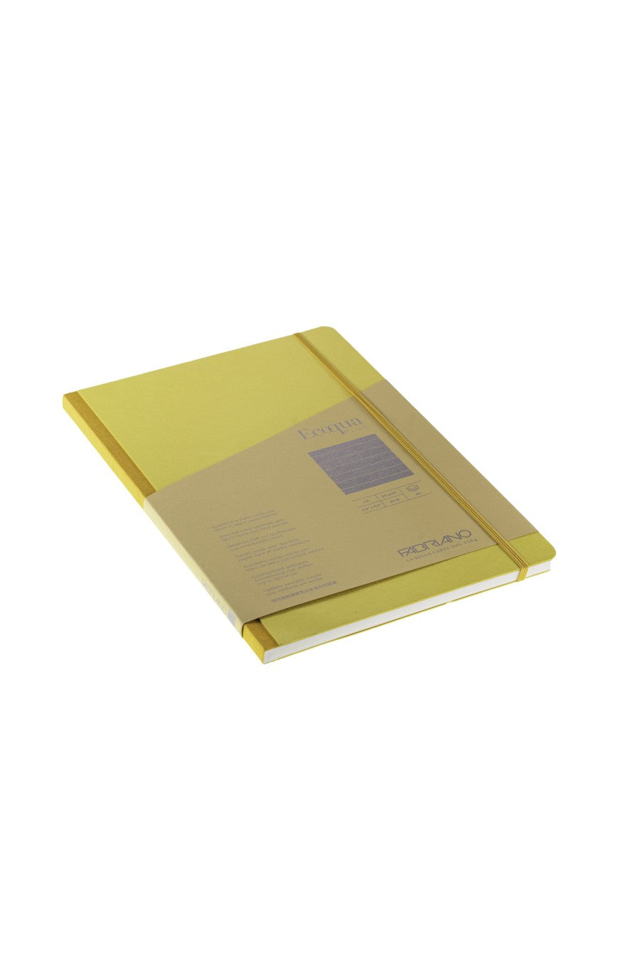 Fabriano Ecoqua Plus Sewn-Bound Notebook, 8.3" x 11.7", A4, 80 Sheets 