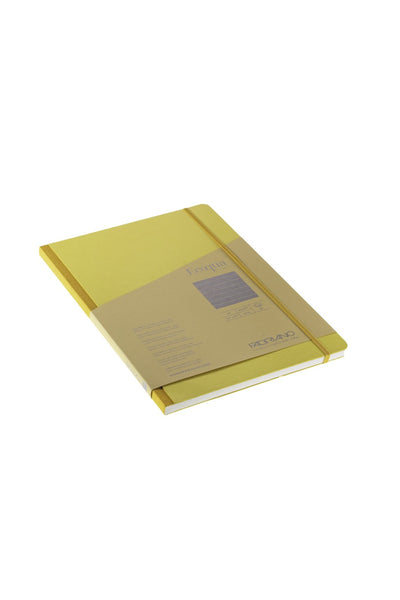 Fabriano Ecoqua Plus Sewn-Bound Notebook, 8.3" x 11.7", A4, 80 Sheets 