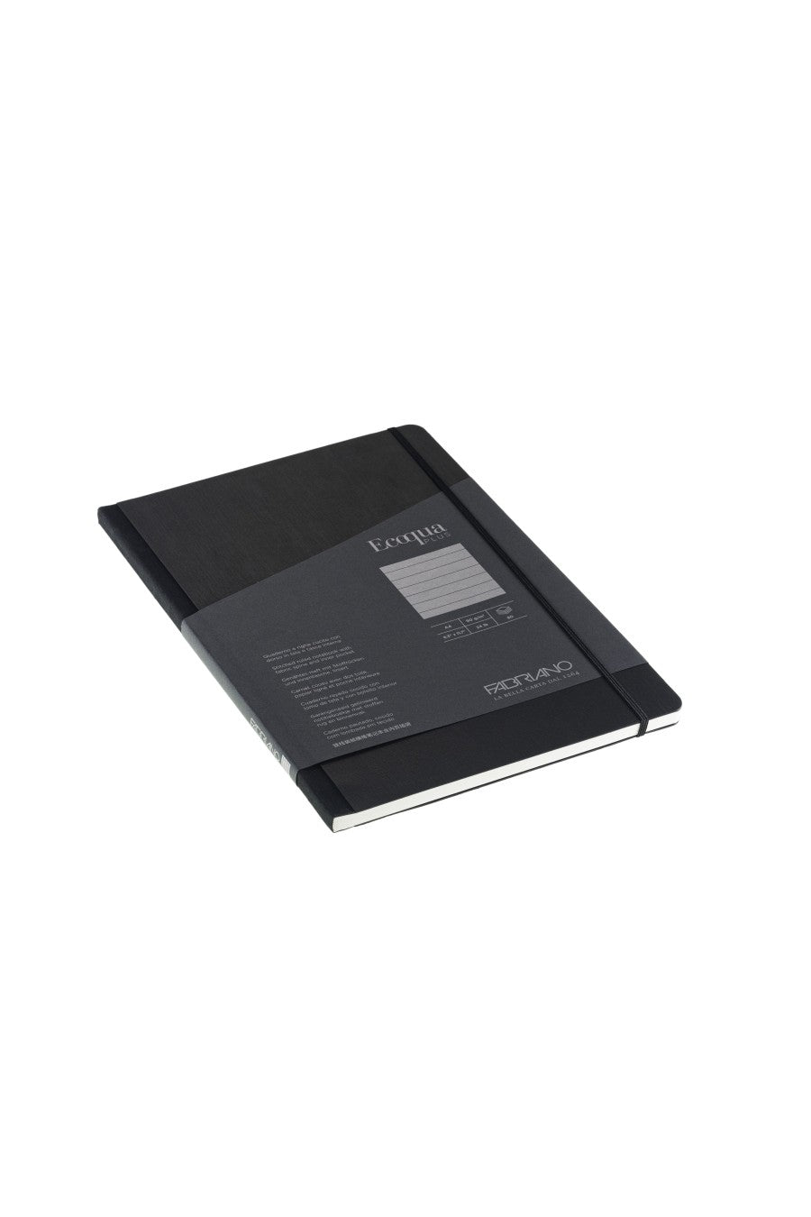 Fabriano Ecoqua Plus Sewn-Bound Notebook, 8.3" x 11.7", A4, 80 Sheets 