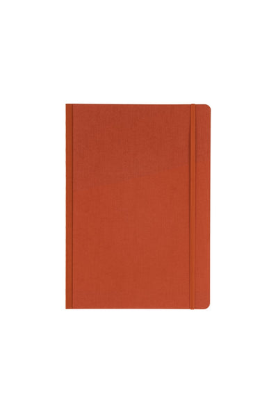 Fabriano Ecoqua Plus Sewn-Bound Notebook, 8.3" x 11.7", A4, 80 Sheets Lined