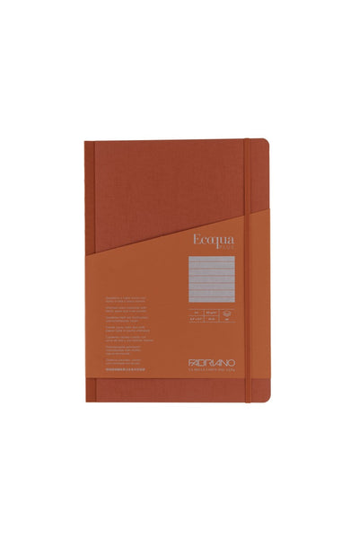 Fabriano Ecoqua Plus Sewn-Bound Notebook, 8.3" x 11.7", A4, 80 Sheets Dotted
