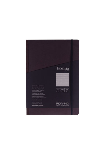 Fabriano Ecoqua Plus Sewn-Bound Notebook, 8.3" x 11.7", A4, 80 Sheets 