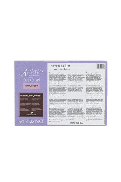 Fabriano Artistico Extra White Watercolor Block, 140 lb./300 gsm 