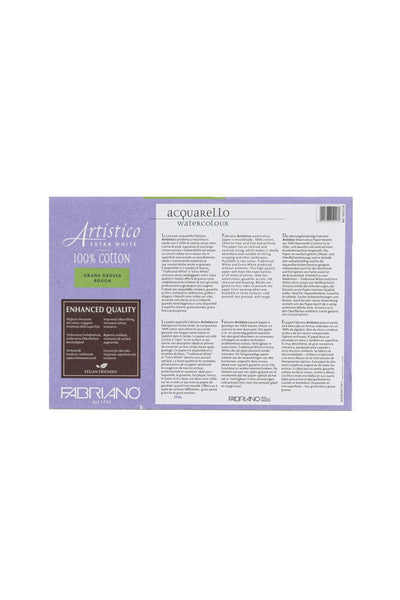 Fabriano Artistico Extra White Watercolor Block, 140 lb./300 gsm 