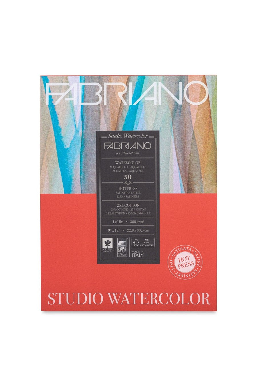 Fabriano Studio Watercolor Pad Hot-Press