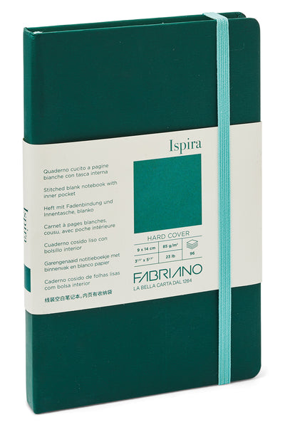 Fabriano Ispira Hard-Cover Notebook, 3.5" x 5.5" 