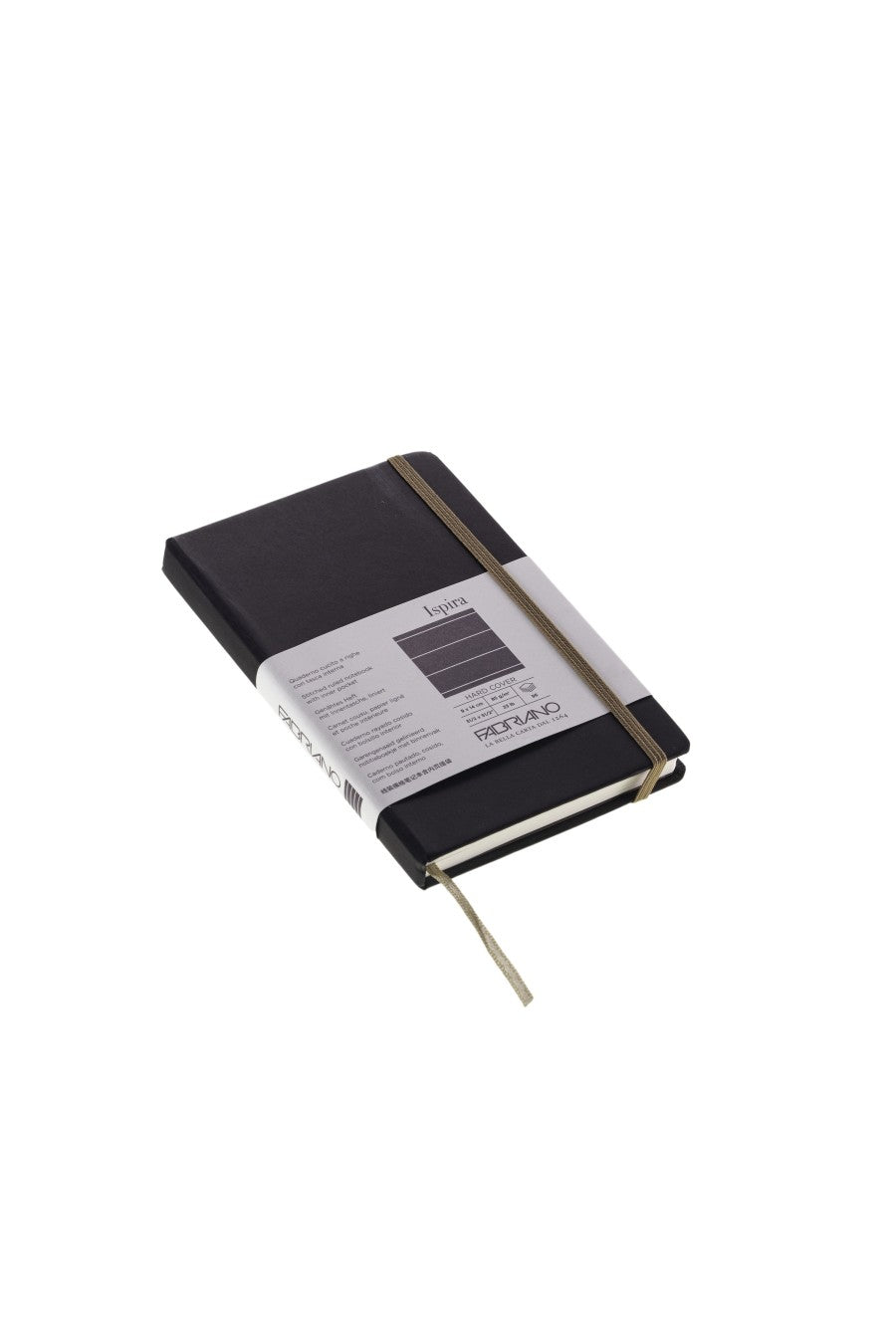 Fabriano Ispira Hard-Cover Notebook, 3.5" x 5.5" 
