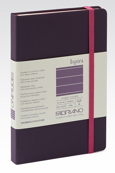 Fabriano Ispira Hard-Cover Notebook, 3.5" x 5.5"