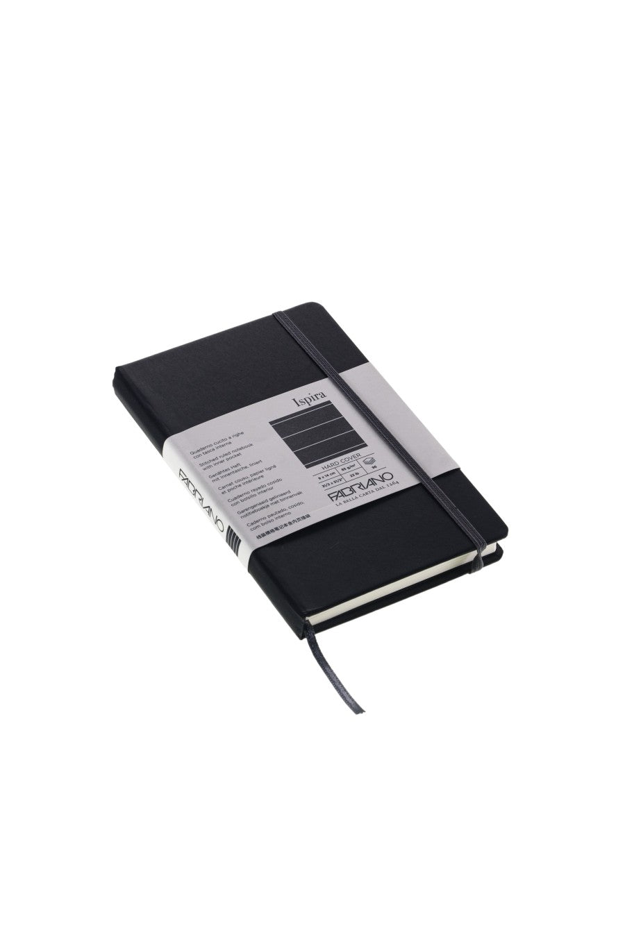 Fabriano Ispira Hard-Cover Notebook, 3.5" x 5.5" 