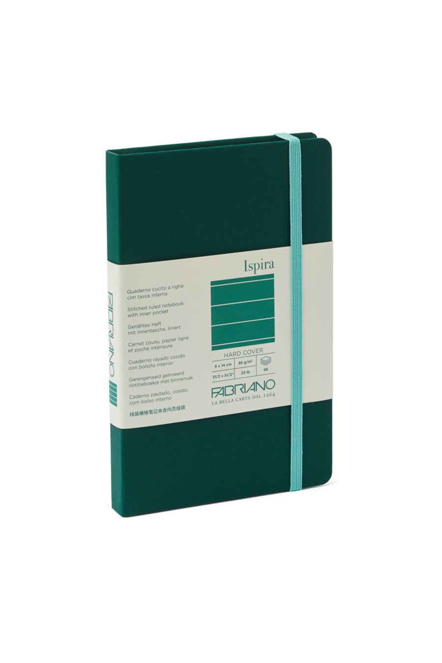 Fabriano Ispira Hard-Cover Notebook, 3.5" x 5.5" 