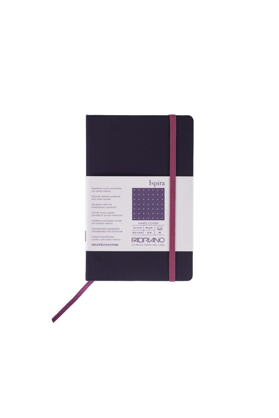 Fabriano Ispira Hard-Cover Notebook, 3.5" x 5.5" 
