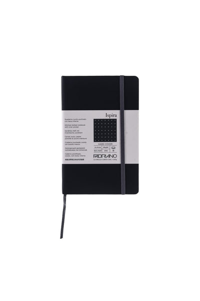 Fabriano Ispira Hard-Cover Notebook, 3.5" x 5.5" Dotted