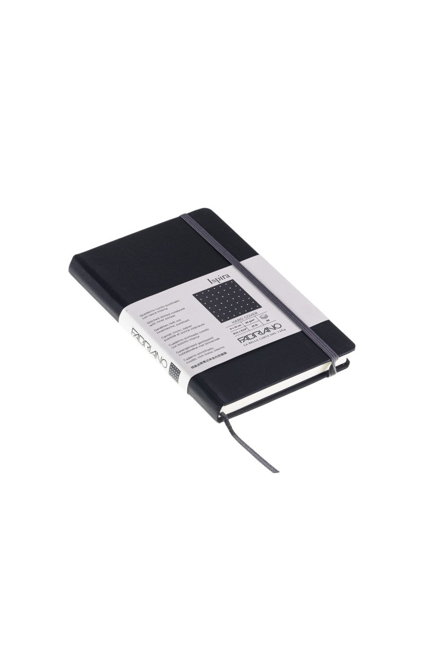 Fabriano Ispira Hard-Cover Notebook, 3.5" x 5.5" Dotted