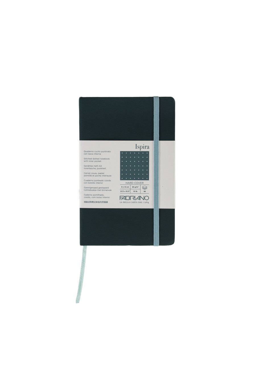 Fabriano Ispira Hard-Cover Notebook, 3.5" x 5.5" 