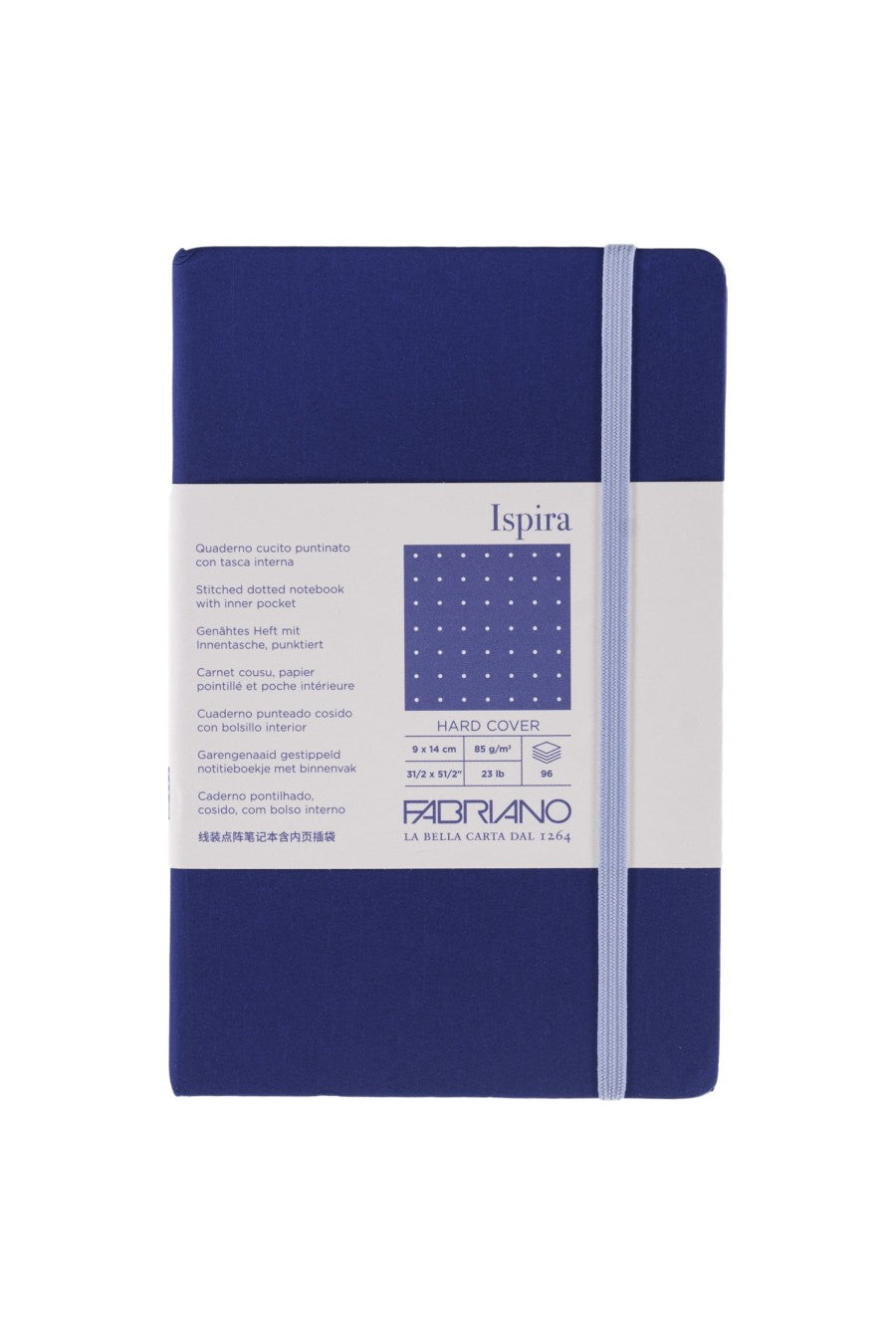 Fabriano Ispira Hard-Cover Notebook, 3.5" x 5.5" 