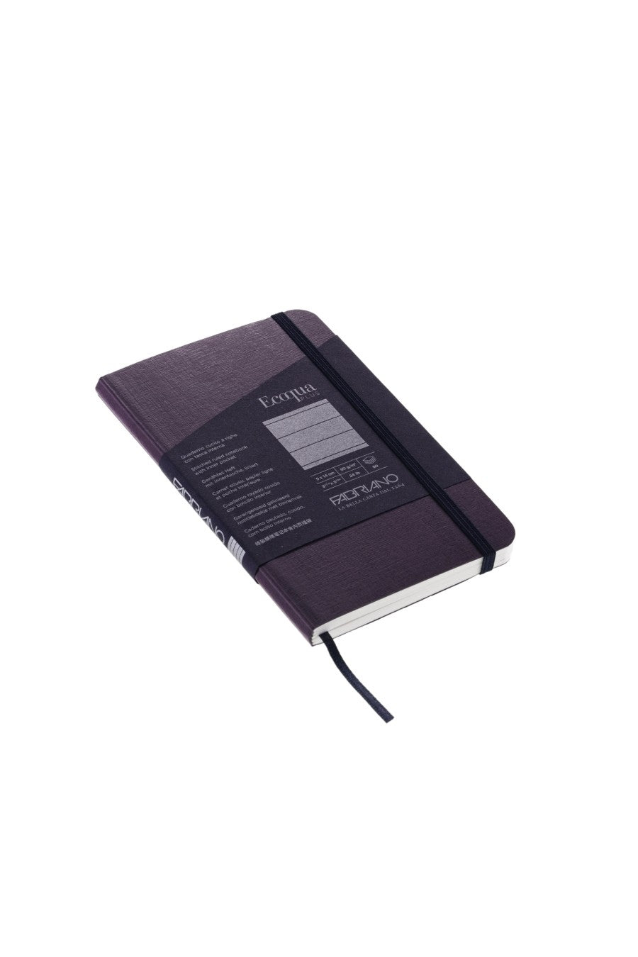 Fabriano Ecoqua Plus Stitch-Bound Notebook, 3.5" x 5.5" 