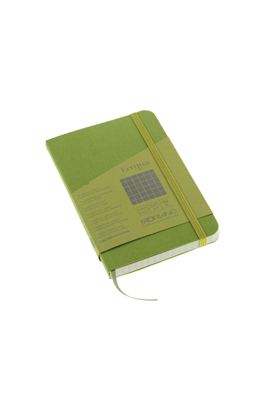 Fabriano Ecoqua Plus Stitch-Bound Notebook, 3.5" x 5.5" Graph