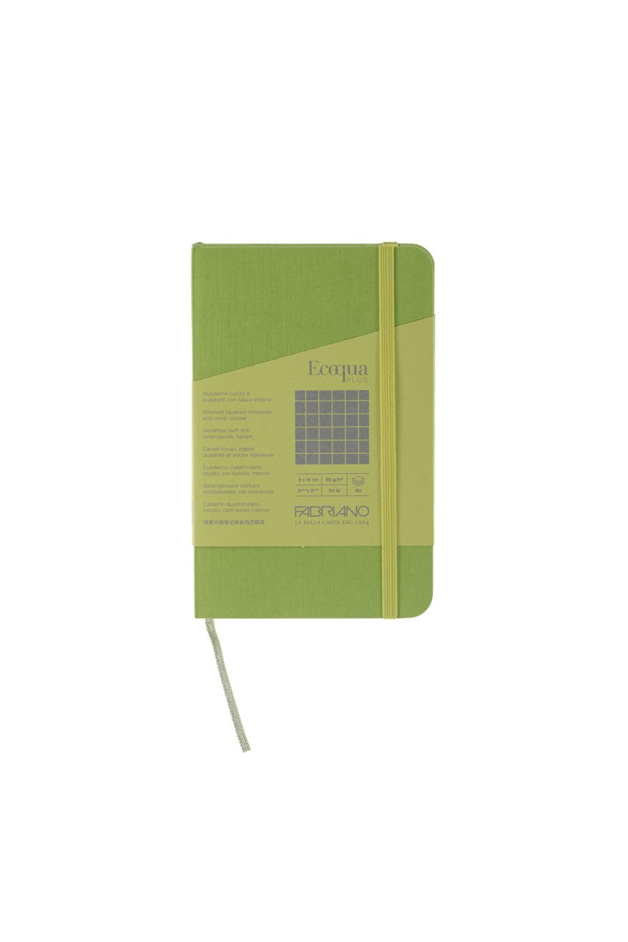 Fabriano Ecoqua Plus Stitch-Bound Notebook, 3.5" x 5.5" Dotted
