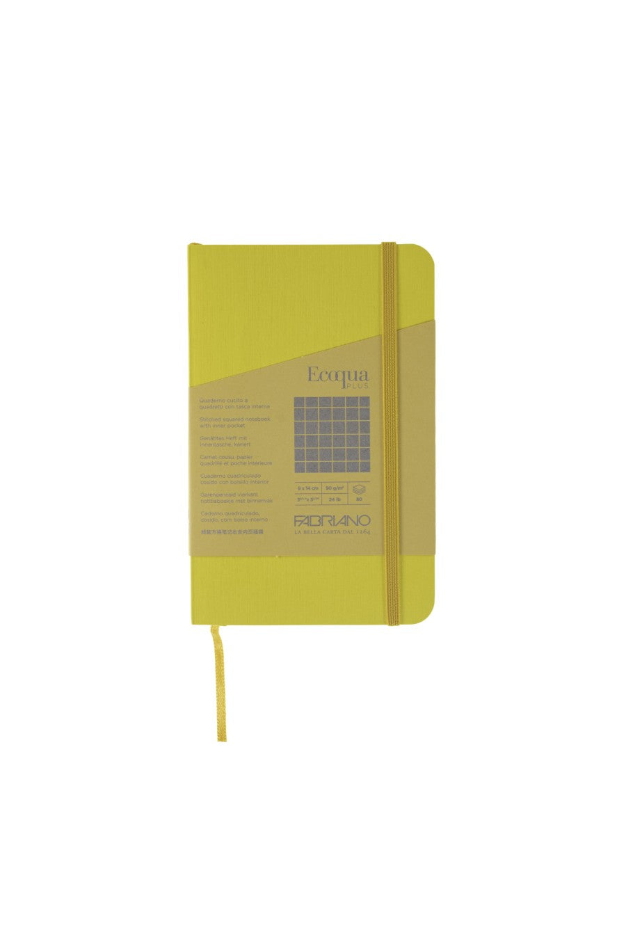 Fabriano Ecoqua Plus Stitch-Bound Notebook, 3.5" x 5.5" 