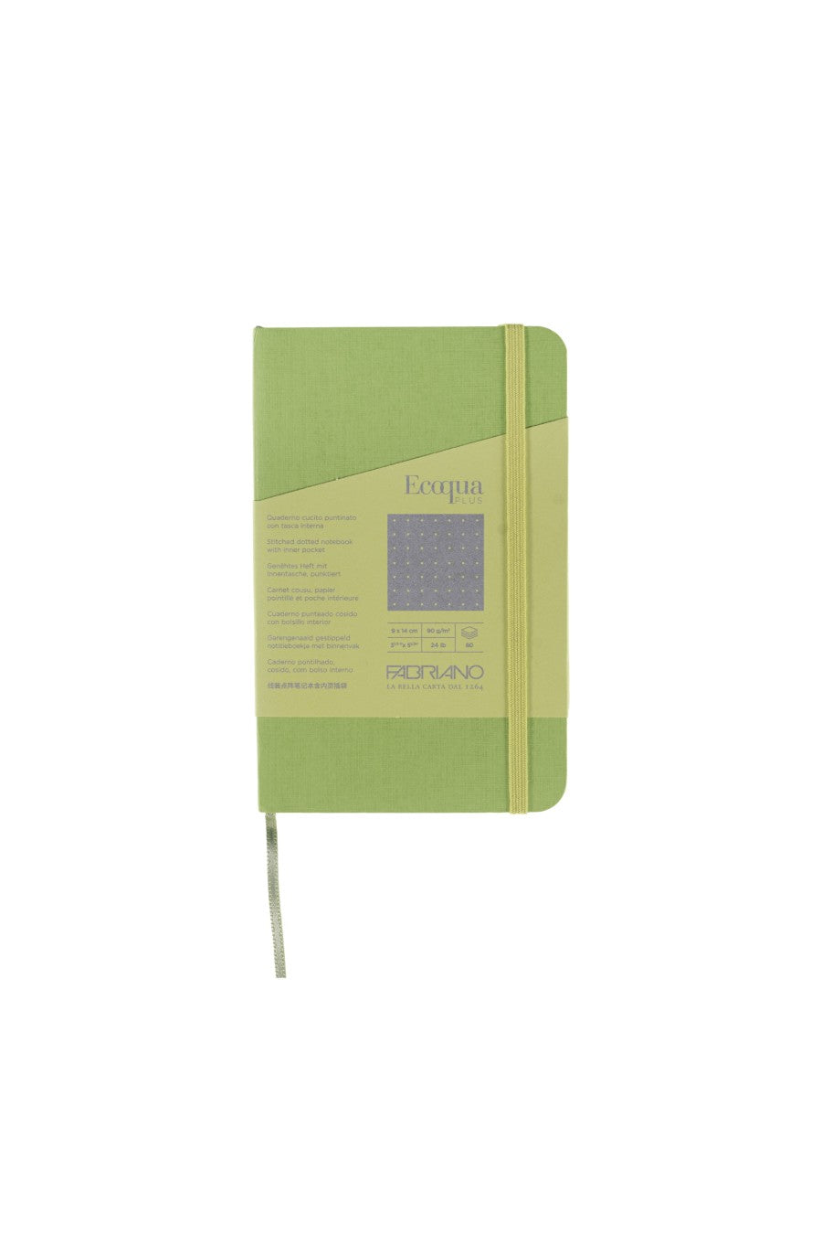 Fabriano Ecoqua Plus Stitch-Bound Notebook, 3.5" x 5.5" 