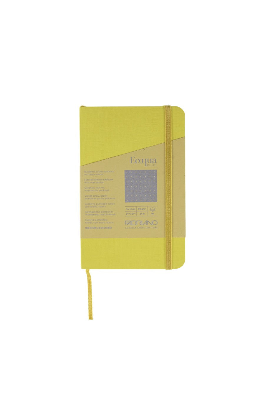 Fabriano Ecoqua Plus Stitch-Bound Notebook, 3.5" x 5.5" 