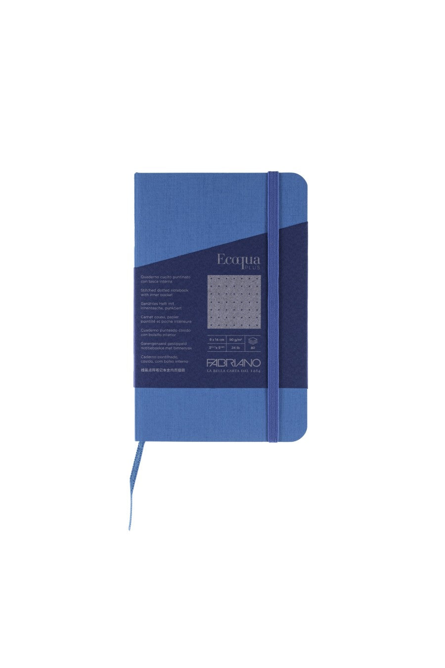 Fabriano Ecoqua Plus Stitch-Bound Notebook, 3.5" x 5.5" 