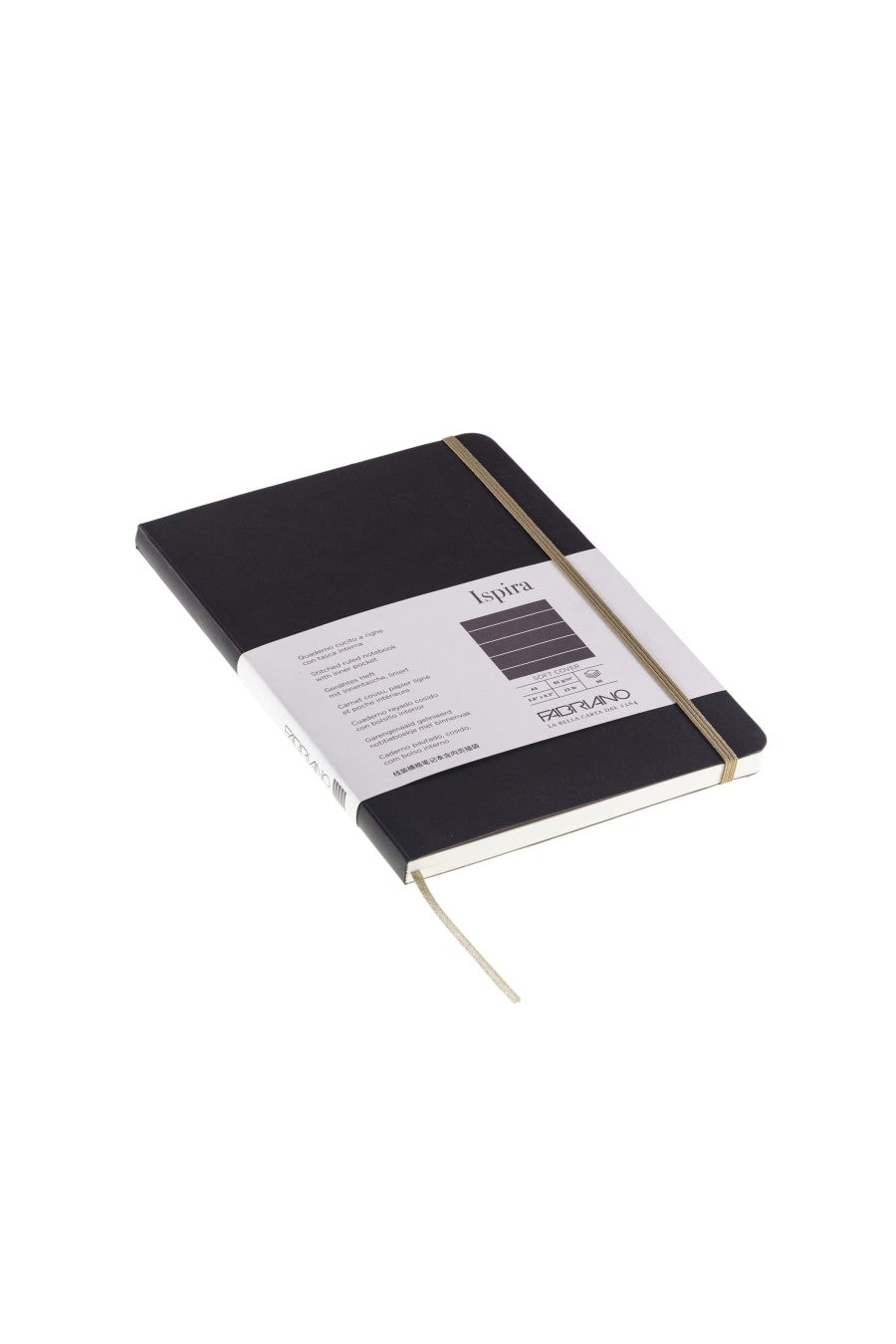 Fabriano Ispira Soft-Cover Notebook, 5.8" x 8.3", A5 