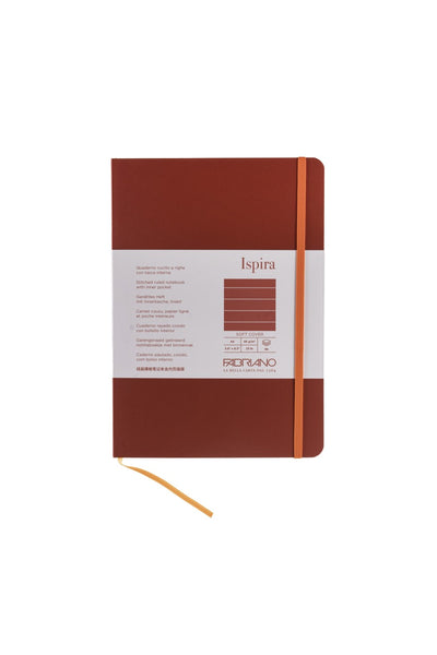 Fabriano Ispira Soft-Cover Notebook, 5.8" x 8.3", A5 