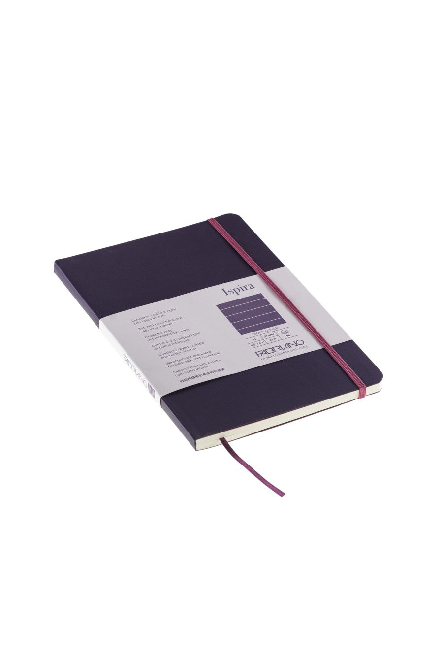 Fabriano Ispira Soft-Cover Notebook, 5.8" x 8.3", A5 Dotted