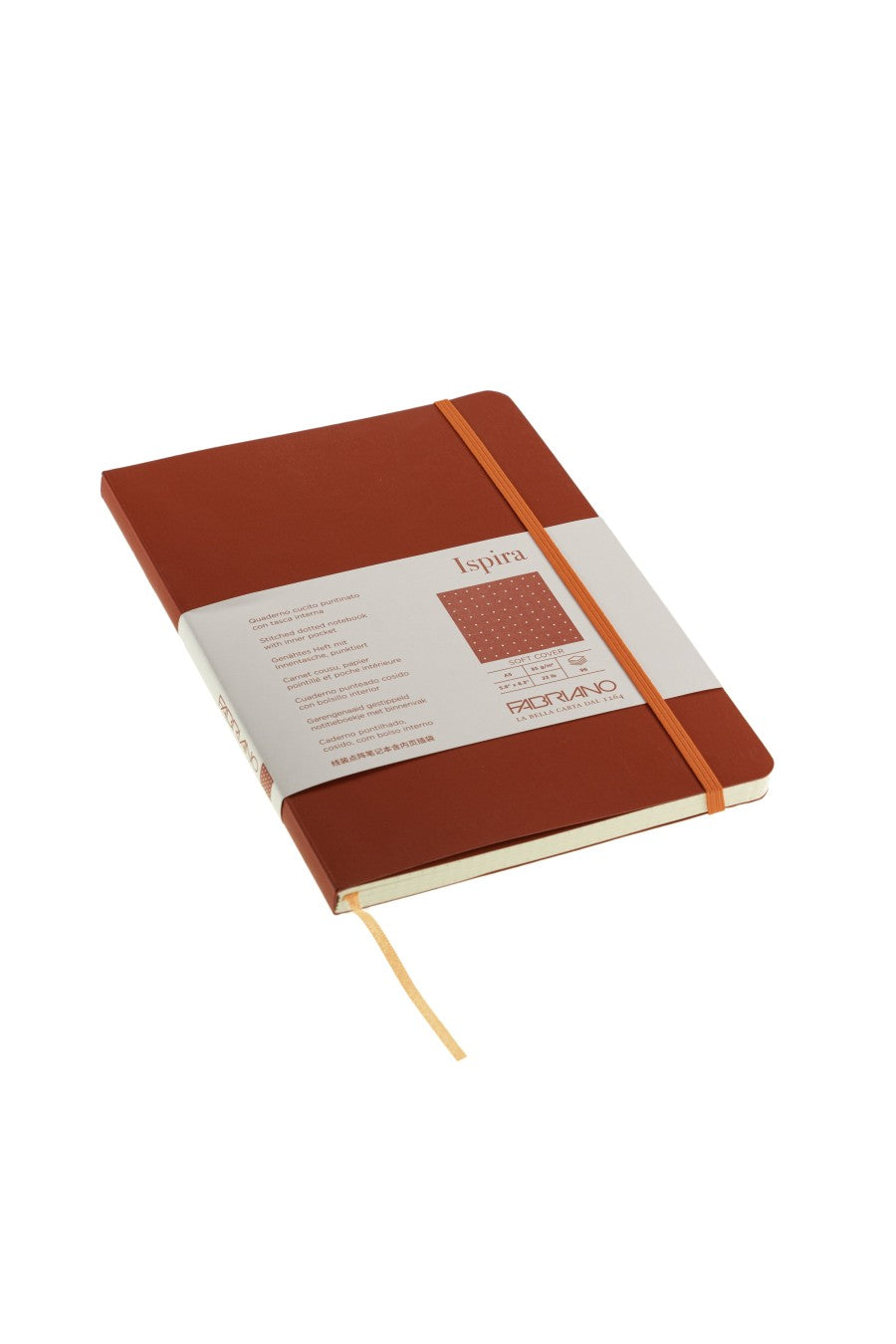 Fabriano Ispira Soft-Cover Notebook, 5.8" x 8.3", A5 