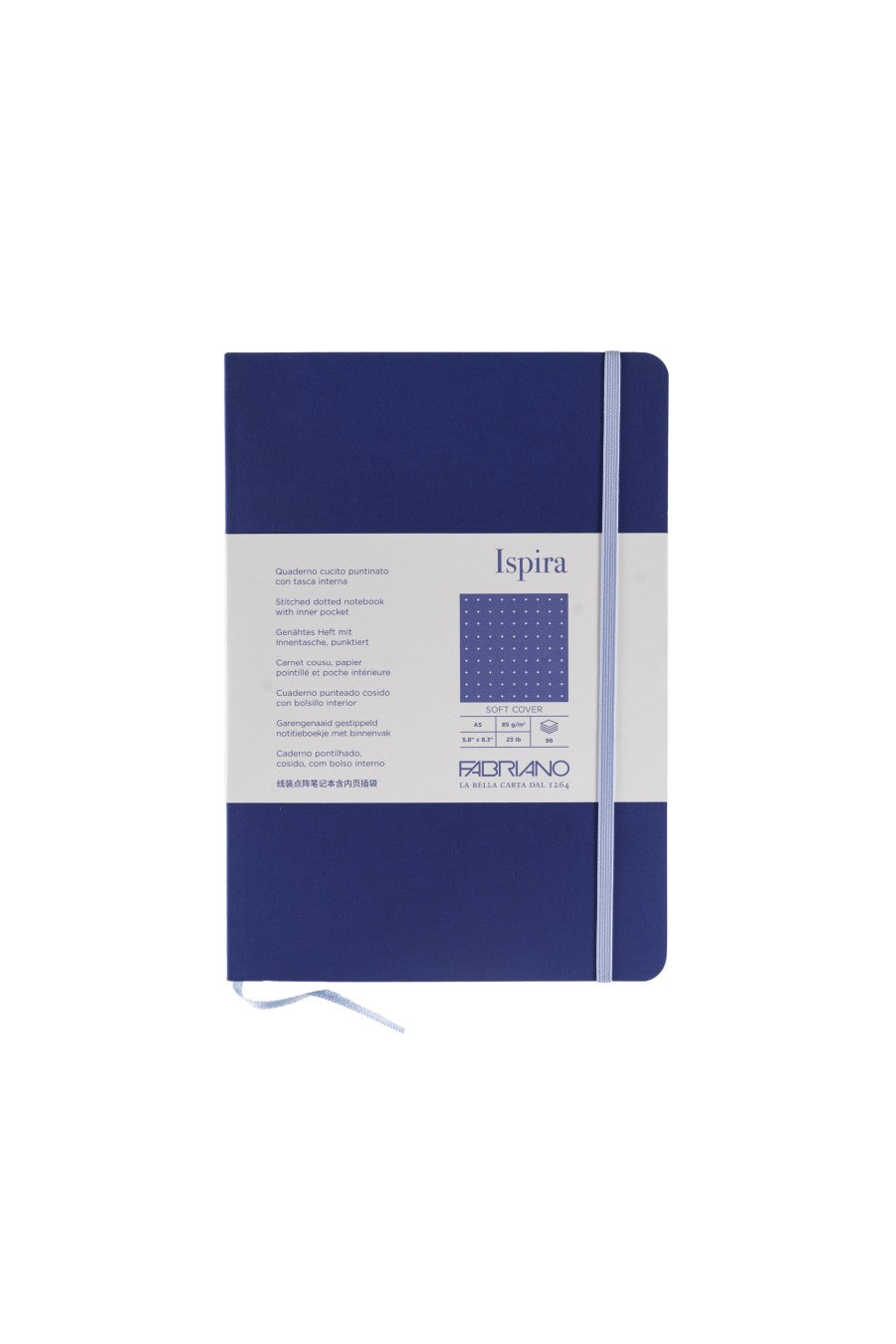 Fabriano Ispira Soft-Cover Notebook, 5.8" x 8.3", A5 