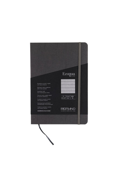 Fabriano Ecoqua Plus Stitch-Bound Notebook, 5.8" x 8.3", A5 