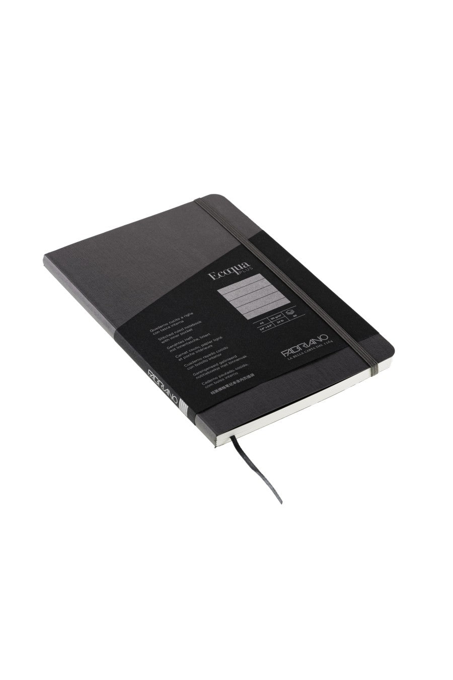 Fabriano Ecoqua Plus Stitch-Bound Notebook, 5.8" x 8.3", A5 