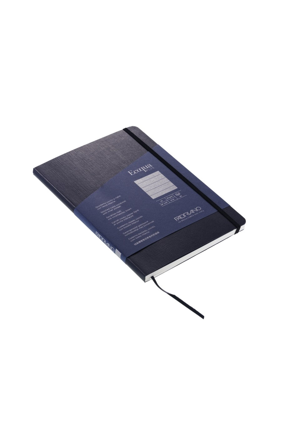 Fabriano Ecoqua Plus Stitch-Bound Notebook, 5.8" x 8.3", A5 