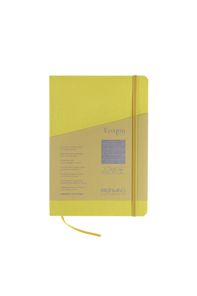 Fabriano Ecoqua Plus Stitch-Bound Notebook, 5.8" x 8.3", A5 