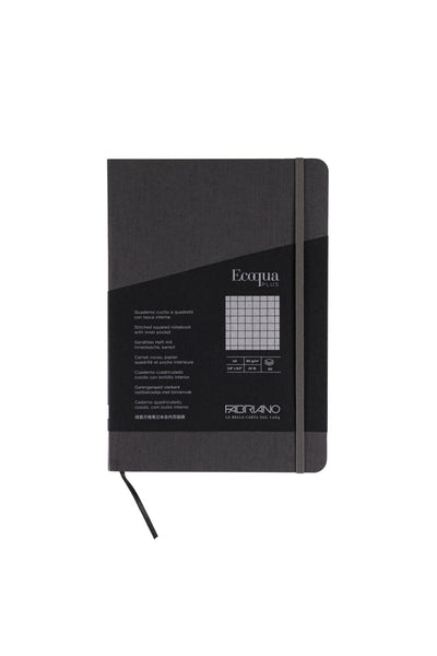 Fabriano Ecoqua Plus Stitch-Bound Notebook, 5.8" x 8.3", A5 