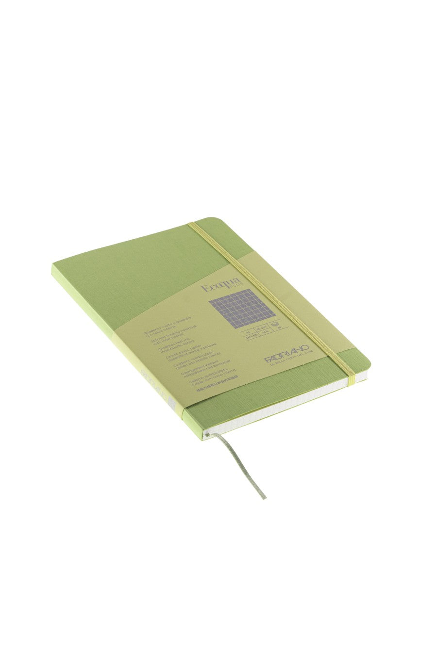 Fabriano Ecoqua Plus Stitch-Bound Notebook, 5.8" x 8.3", A5 Graph