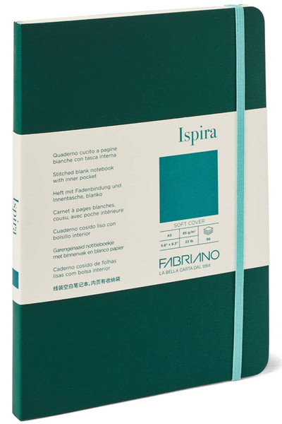 Fabriano Ispira Soft-Cover Notebook, 5.8" x 8.3", A5