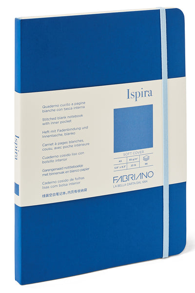 Fabriano Ispira Soft-Cover Notebook, 5.8" x 8.3", A5