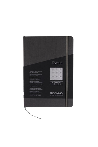 Fabriano Ecoqua Plus Stitch-Bound Notebook, 5.8" x 8.3", A5 