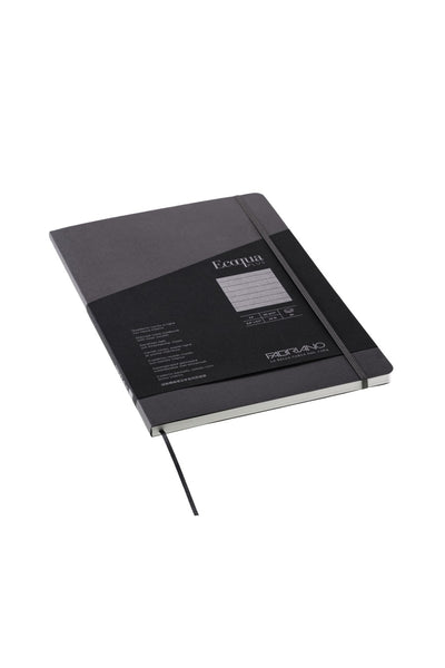 Fabriano Ecoqua Plus Stitch-Bound Notebook, 8.3" x 11.7", A4 Lined