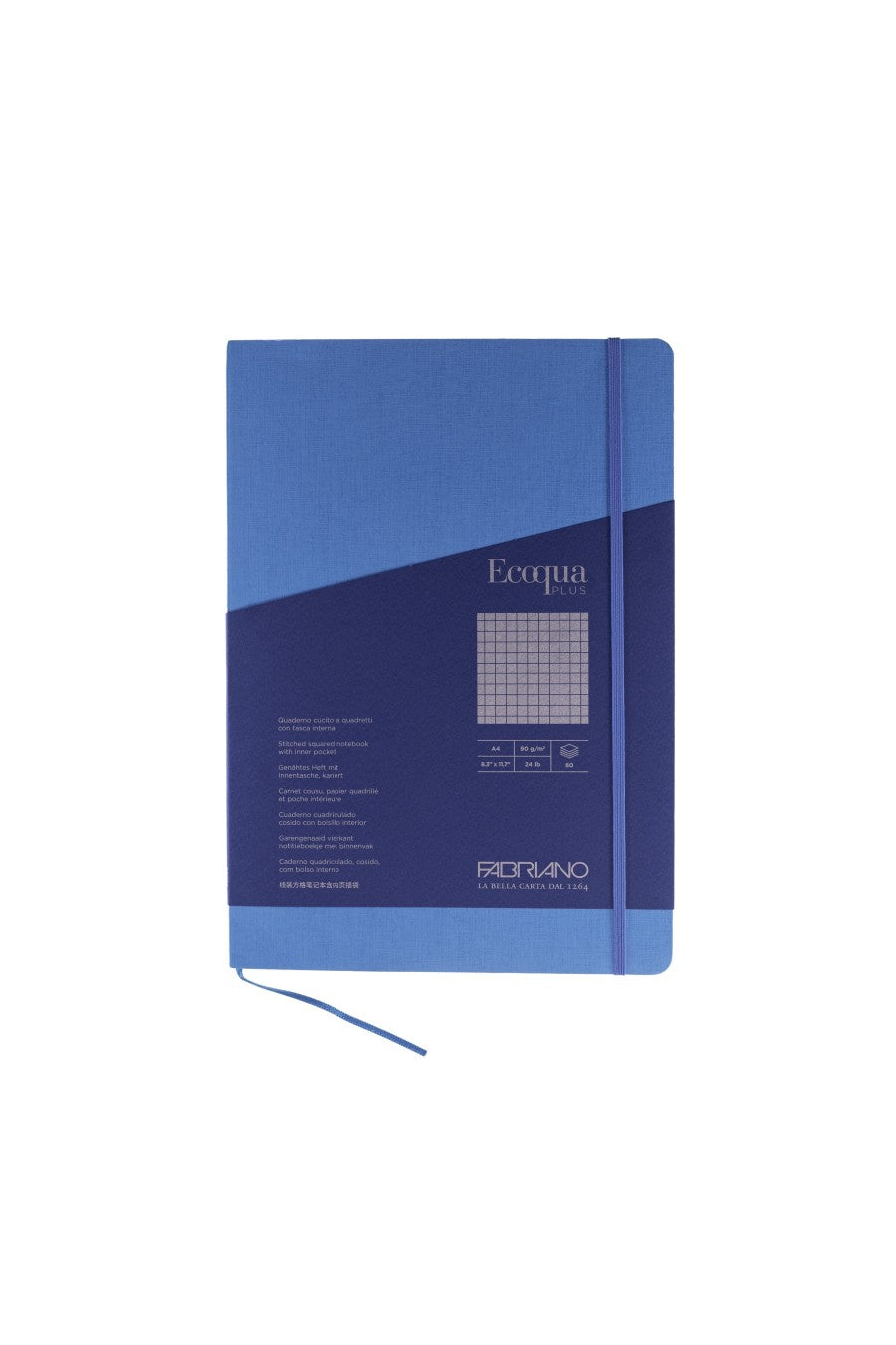 Fabriano Ecoqua Plus Stitch-Bound Notebook, 8.3" x 11.7", A4 